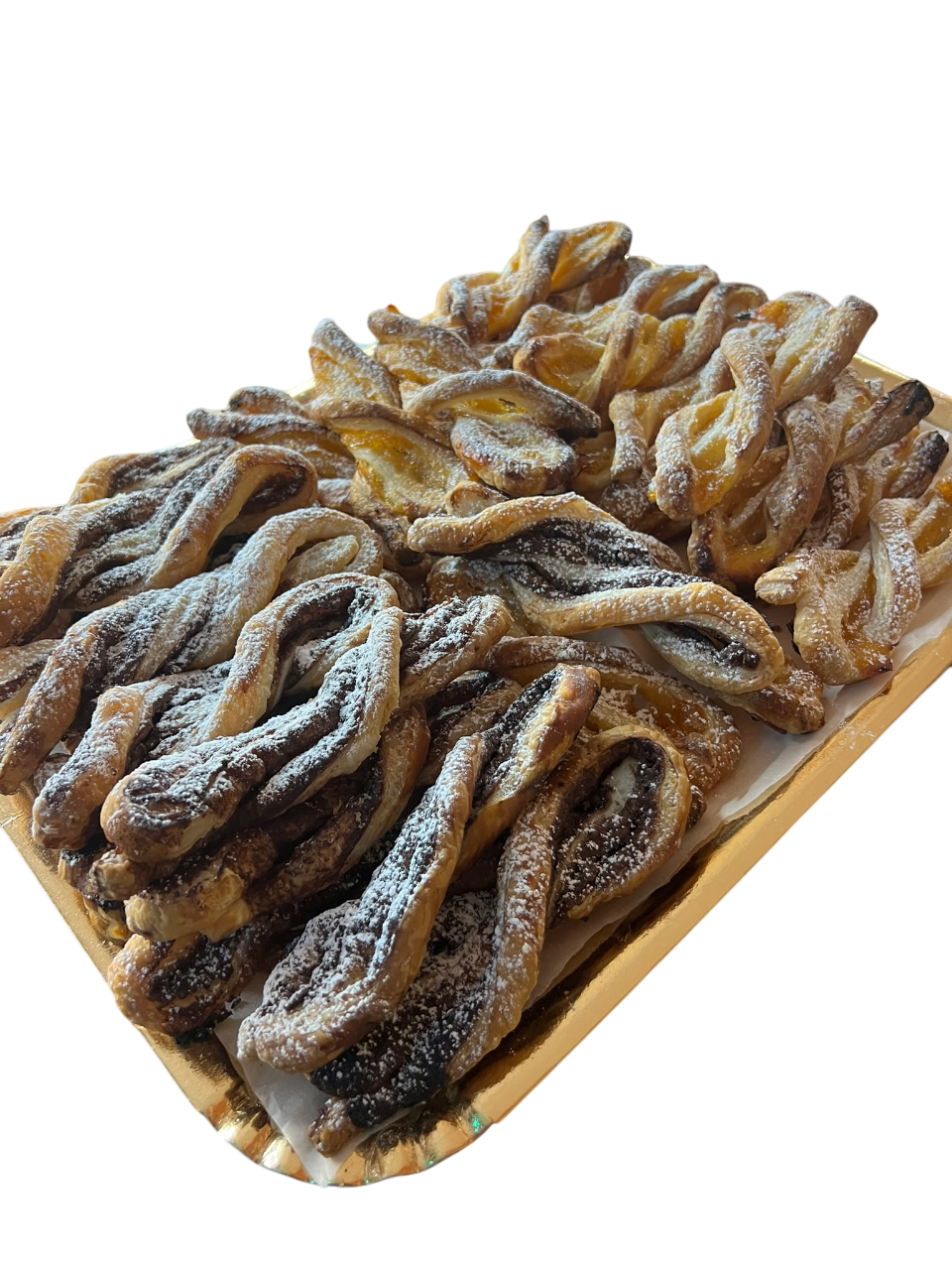 Trecce di pasta sfoglia artigianali