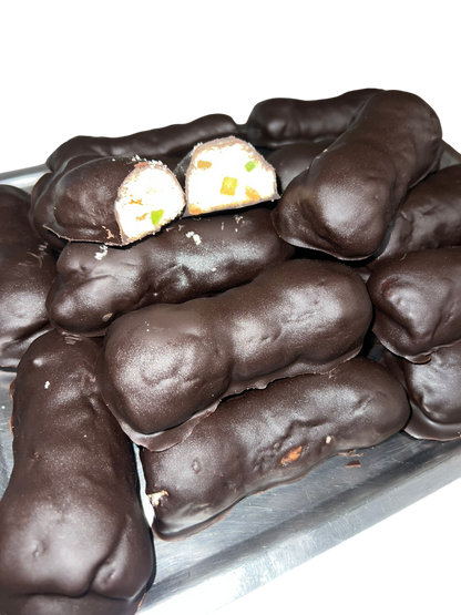Sciatori – Biscotti croccanti con cioccolato e frutta candita