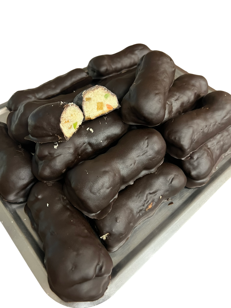 Sciatori – Biscotti croccanti con cioccolato e frutta candita