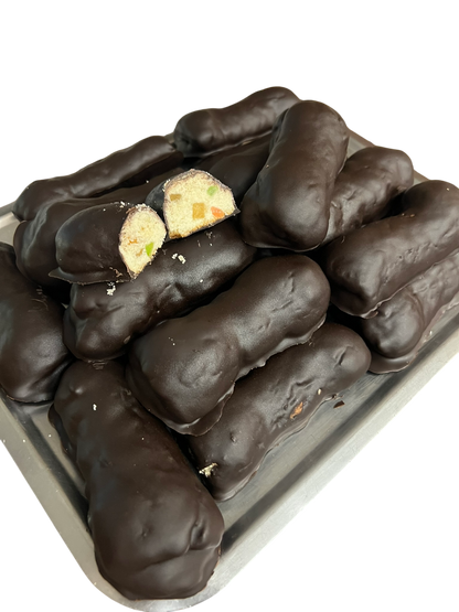 Sciatori – Biscotti croccanti con cioccolato e frutta candita