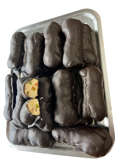 Sciatori – Biscotti croccanti con cioccolato e frutta candita