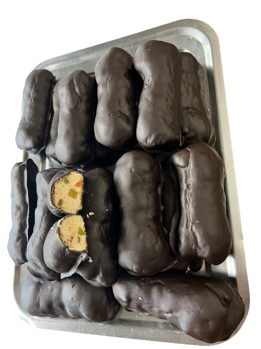Sciatori – Biscotti croccanti con cioccolato e frutta candita